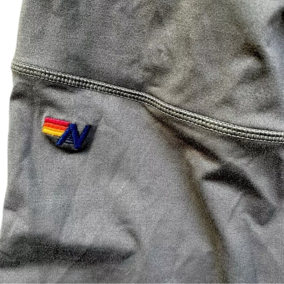 Aviator Nation Womens Sprinter Full Length Leggings PERISCOPE/STEEL/CARIBBEAN 🩶 - Picture 3 of 7